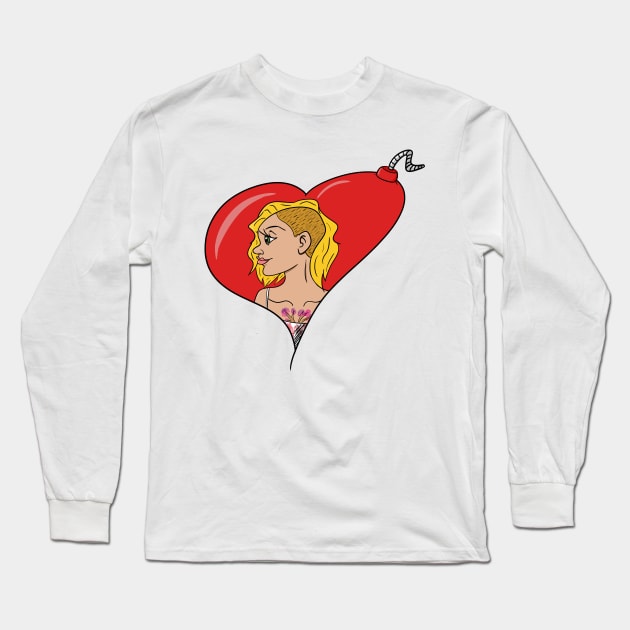 LoveBomb Long Sleeve T-Shirt by TimeBombTom